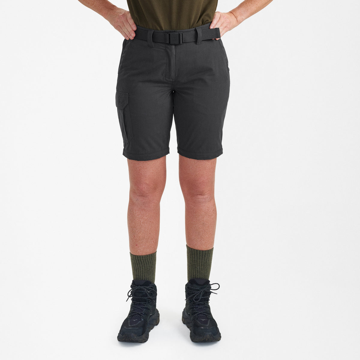 Lady Slogen Zip-Off-Hose Black Ink - Deerhunter