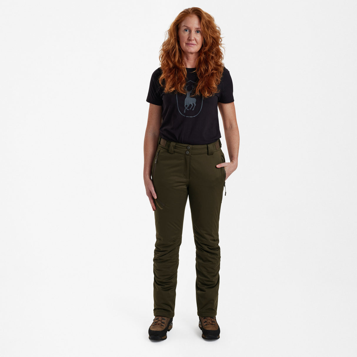 Damen Excape Winterhose Art Green - Deerhunter
