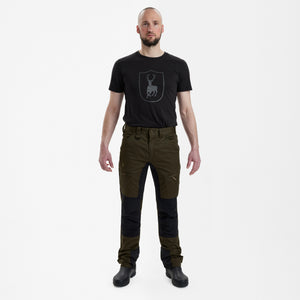 Rogaland Stretchhosen mit Kontrast - Kurz - Adventure Green - Deerhunter