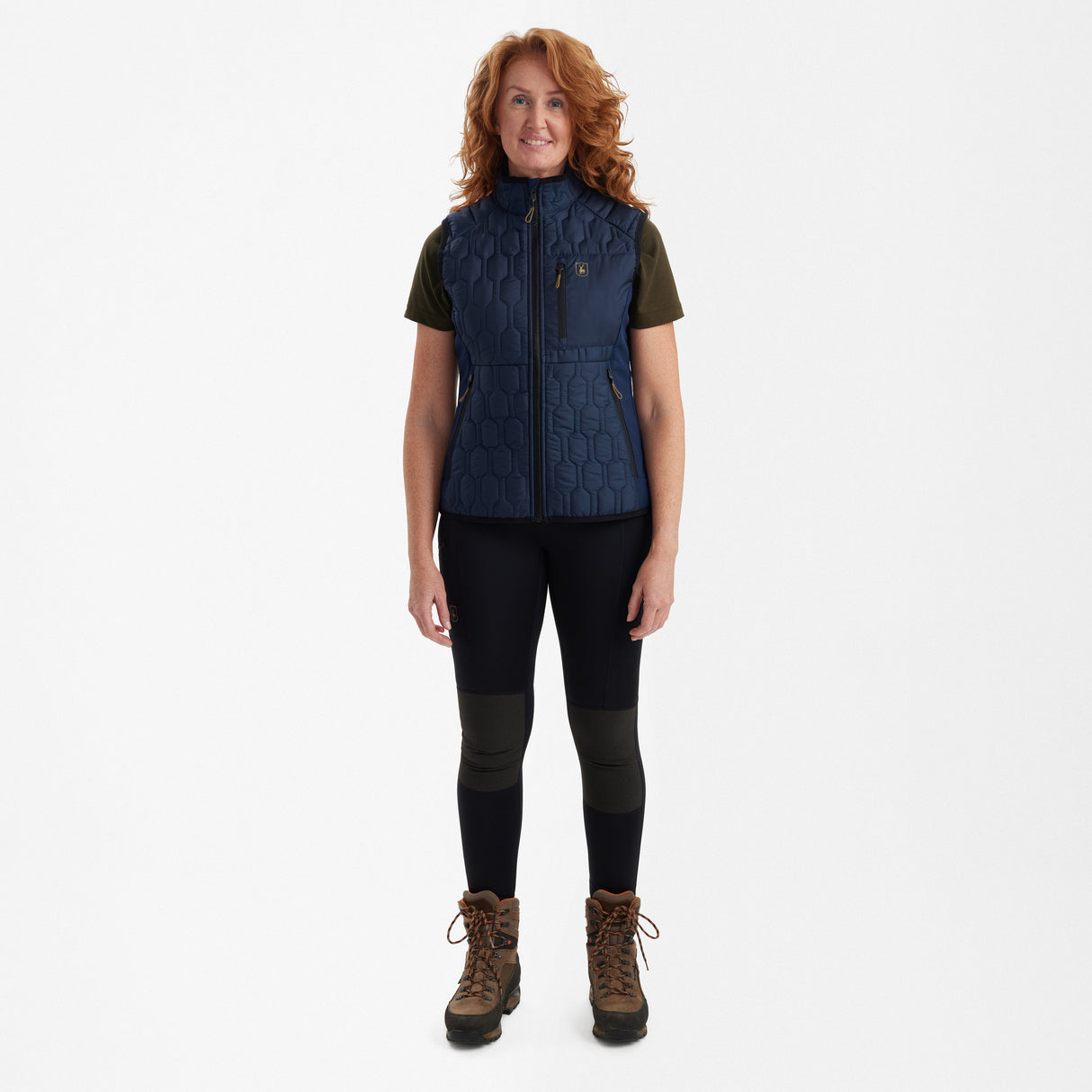 Lady Mossdale Steppweste Dress Blues - Deerhunter
