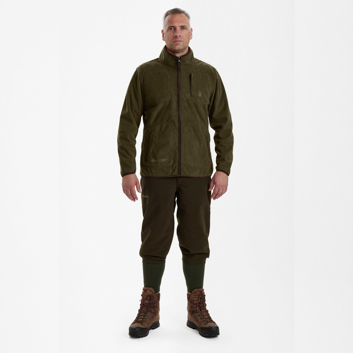Gamekeeper Bonded Fleece-Jacke – wendbar - Deerhunter