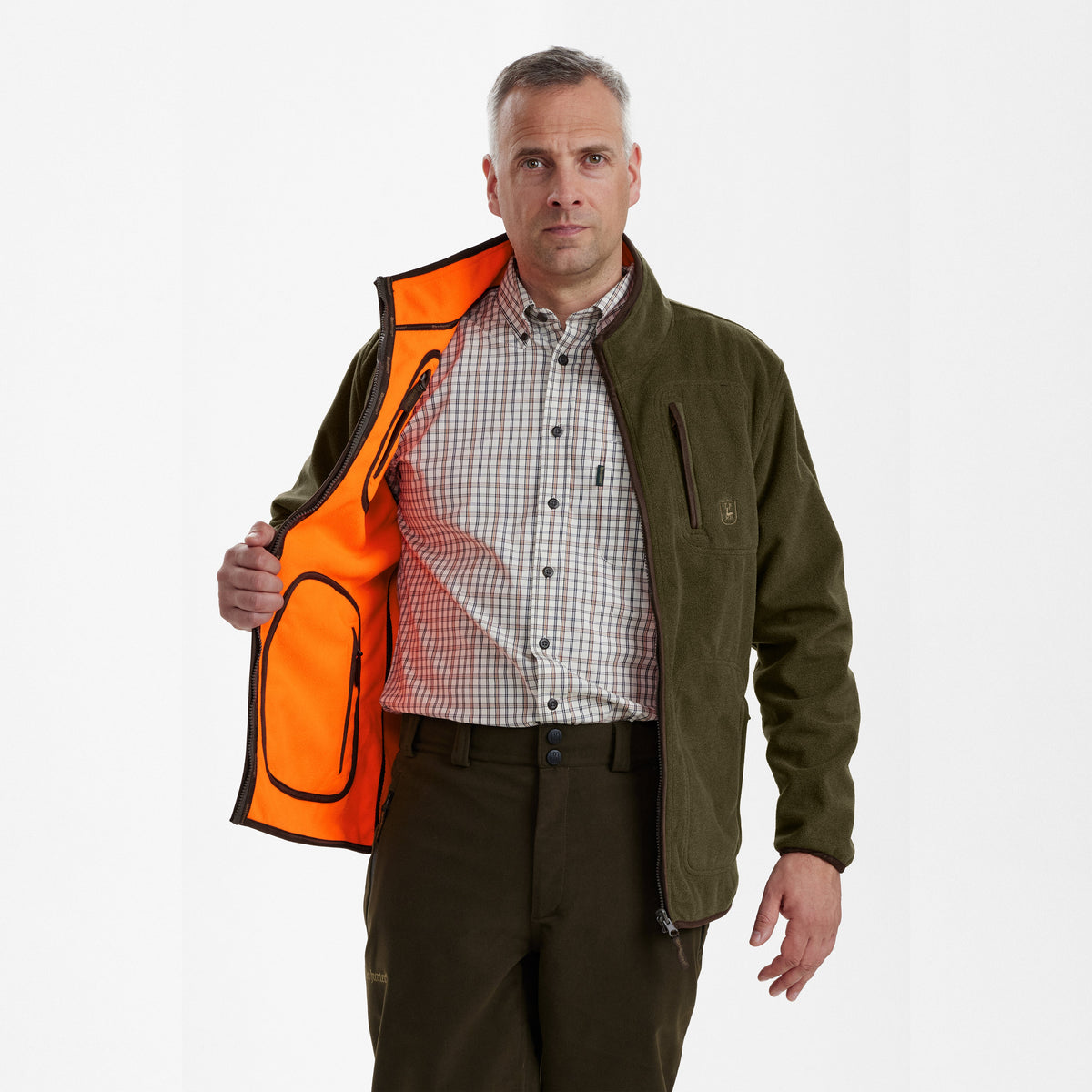 Gamekeeper Bonded Fleece-Jacke – wendbar - Deerhunter