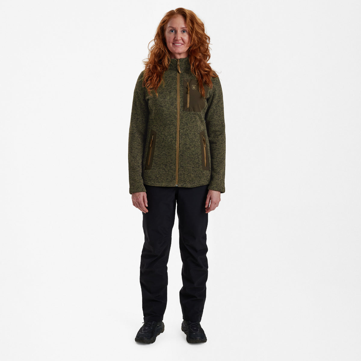 Sweter Lady Sarek - Olive - Deerhunter
