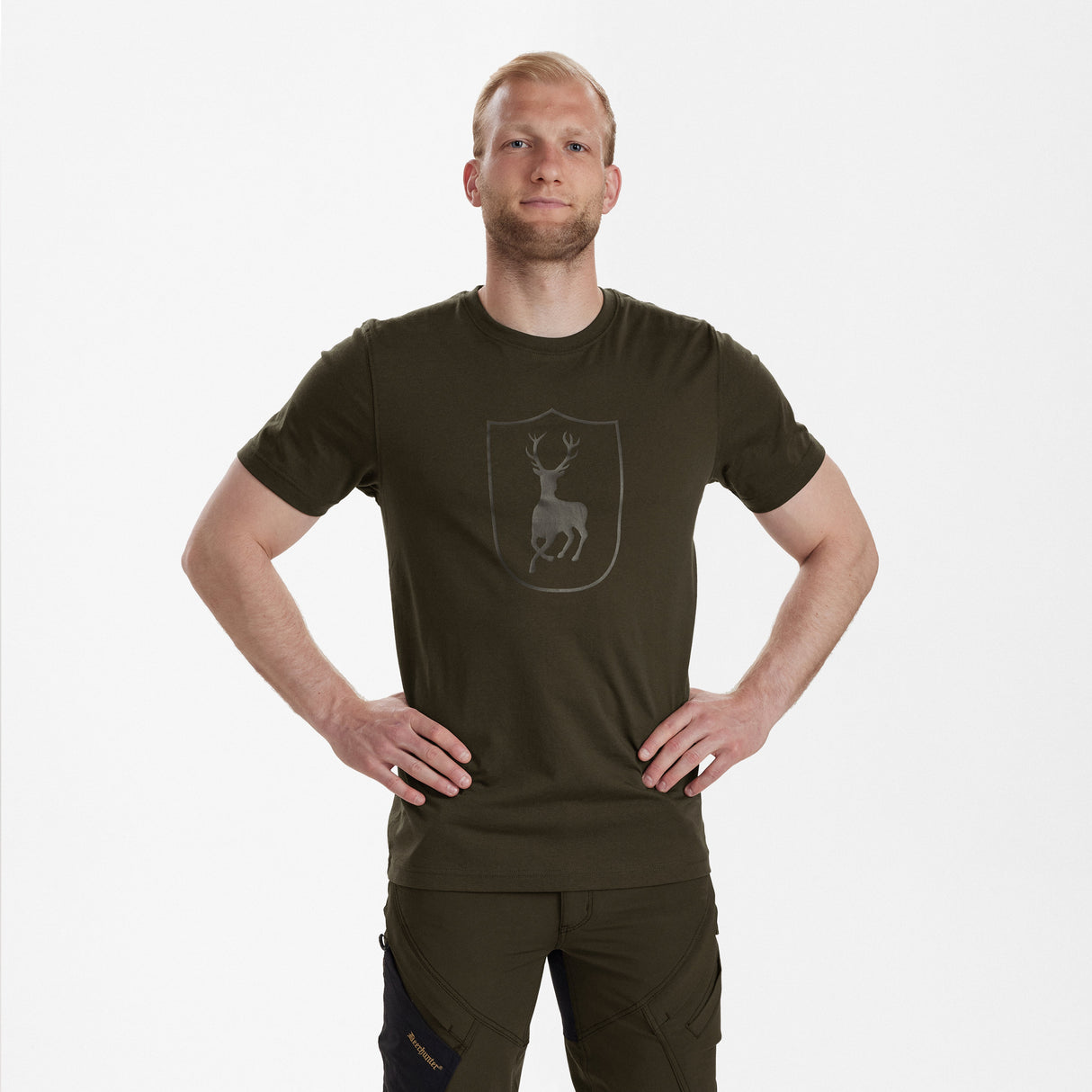 Logo-T-Shirt Fallen Leaf - Deerhunter
