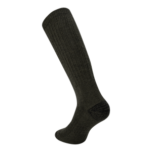 Wolle-Seide-Socken Forest Green - Deerhunter