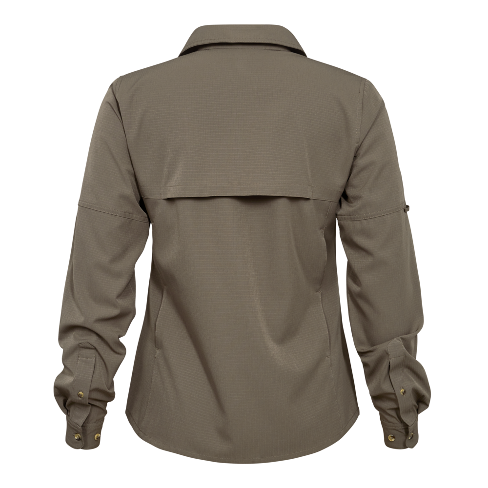 Damenhemd Canopy Stone Grey - Deerhunter