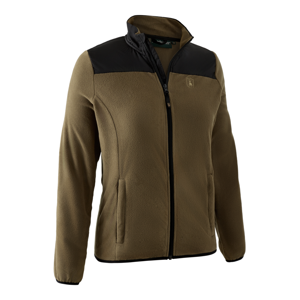 Lady Northward Fleece Jacke Hickory - Deerhunter