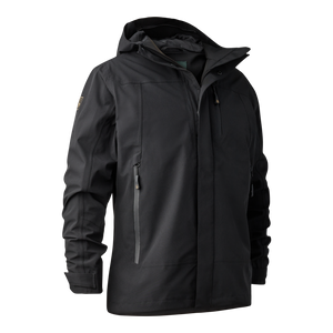 Sarek Shell-Jacke mit Kapuze - Schwarz - Deerhunter