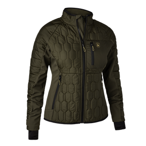 Lady Mossdale Steppjacke Forest Green - Deerhunter