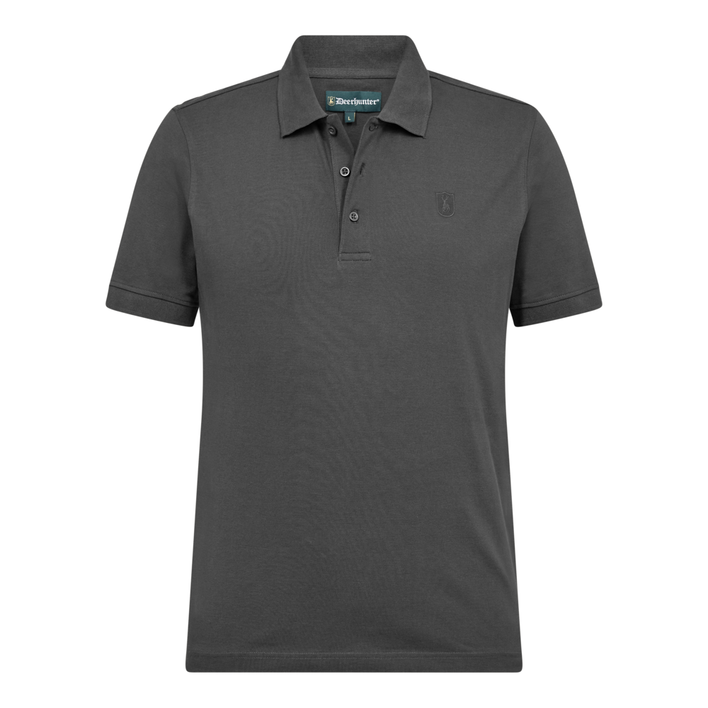 Harris Poloshirt Dunkelgrau meliert - Deerhunter