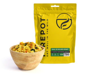 Dhal und Reis mit Spinat – XL – Firepot