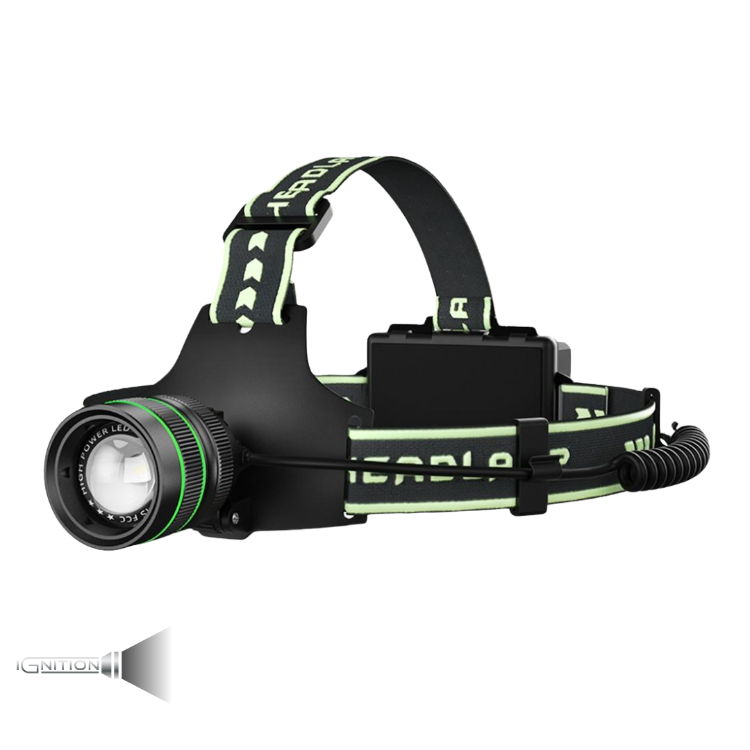 Extrem starke Stirnlampe 10.000 Lumens + Powerbank - Ignition