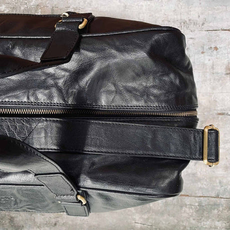 London Reisetasche – Schwarz – Corium