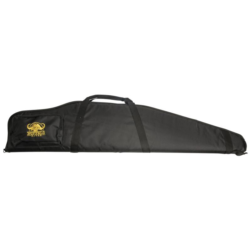 Gewehrfutteral Schwarz 130 cm mit Schalldämpfertasche - Buffalo River
