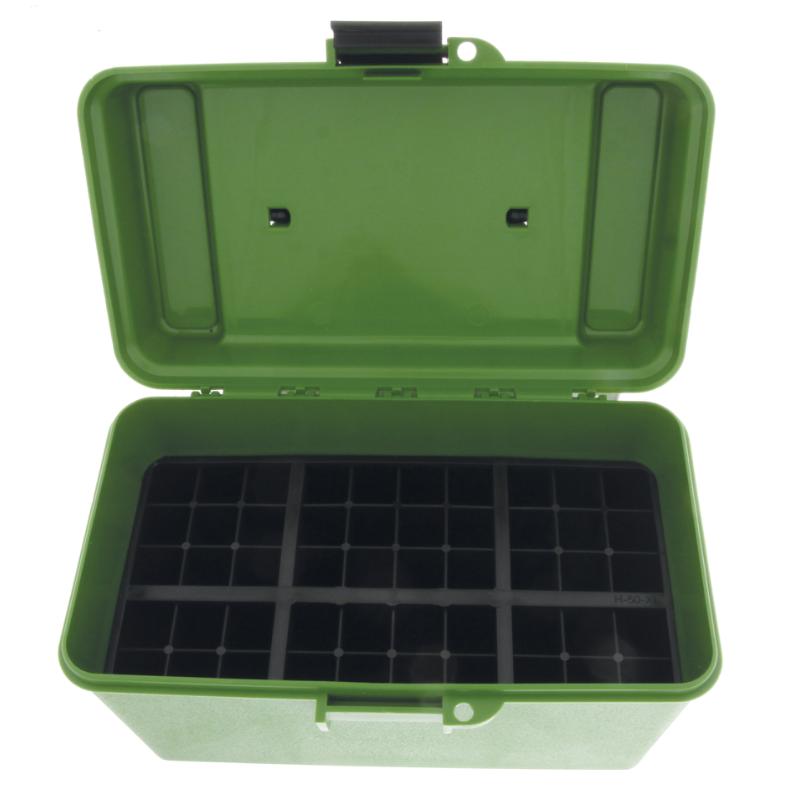 Patronenbox für 50 Patronen mit Griff - Kal.264MAG-458WIN - MTM