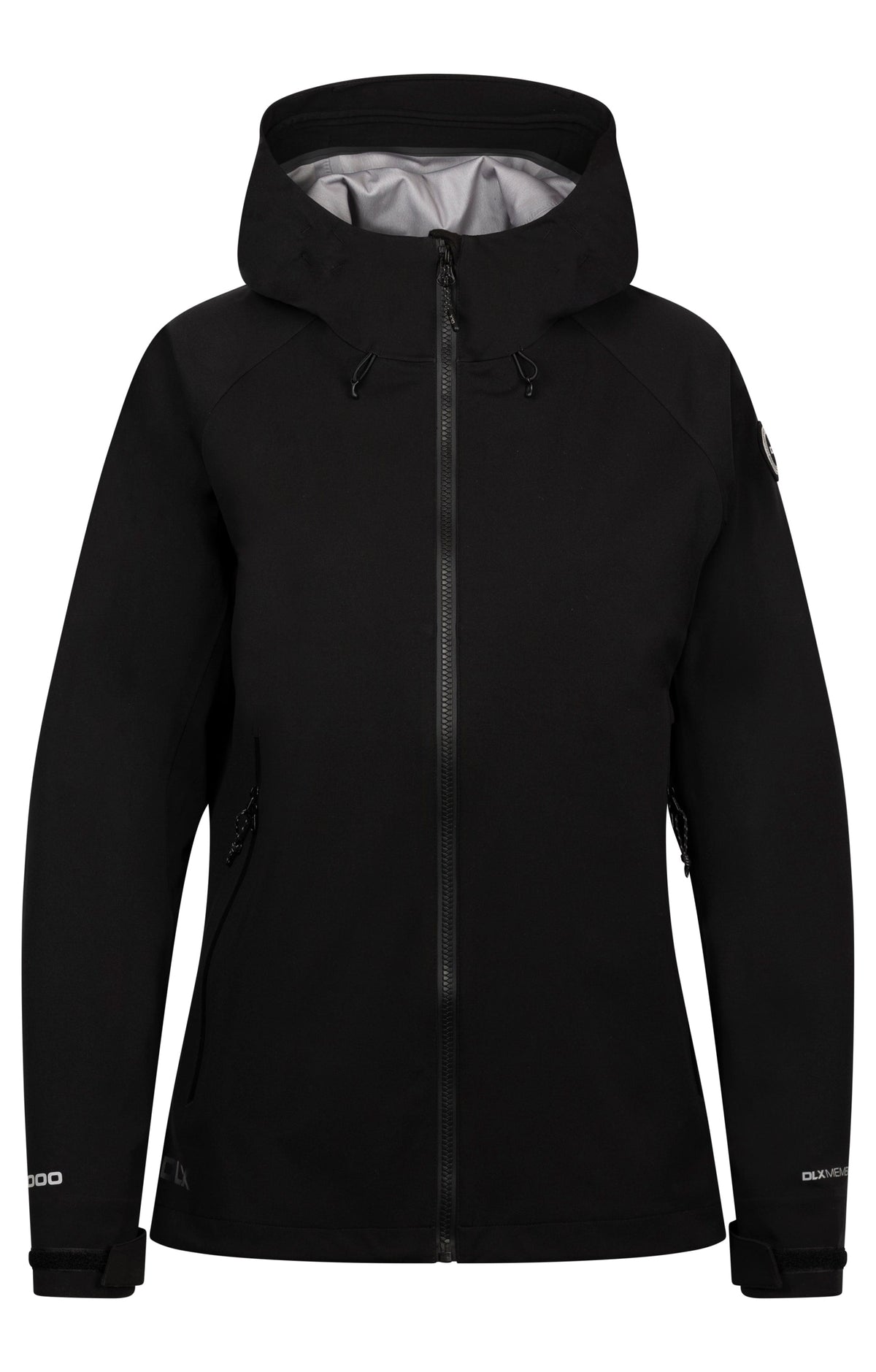 Justine- Female Dlx Rainwear - Black - Trespass