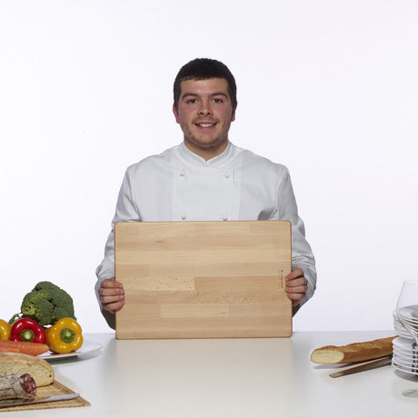 CHEF'S PLACE Schneidebrett - XL Buchenholz - Legnoart