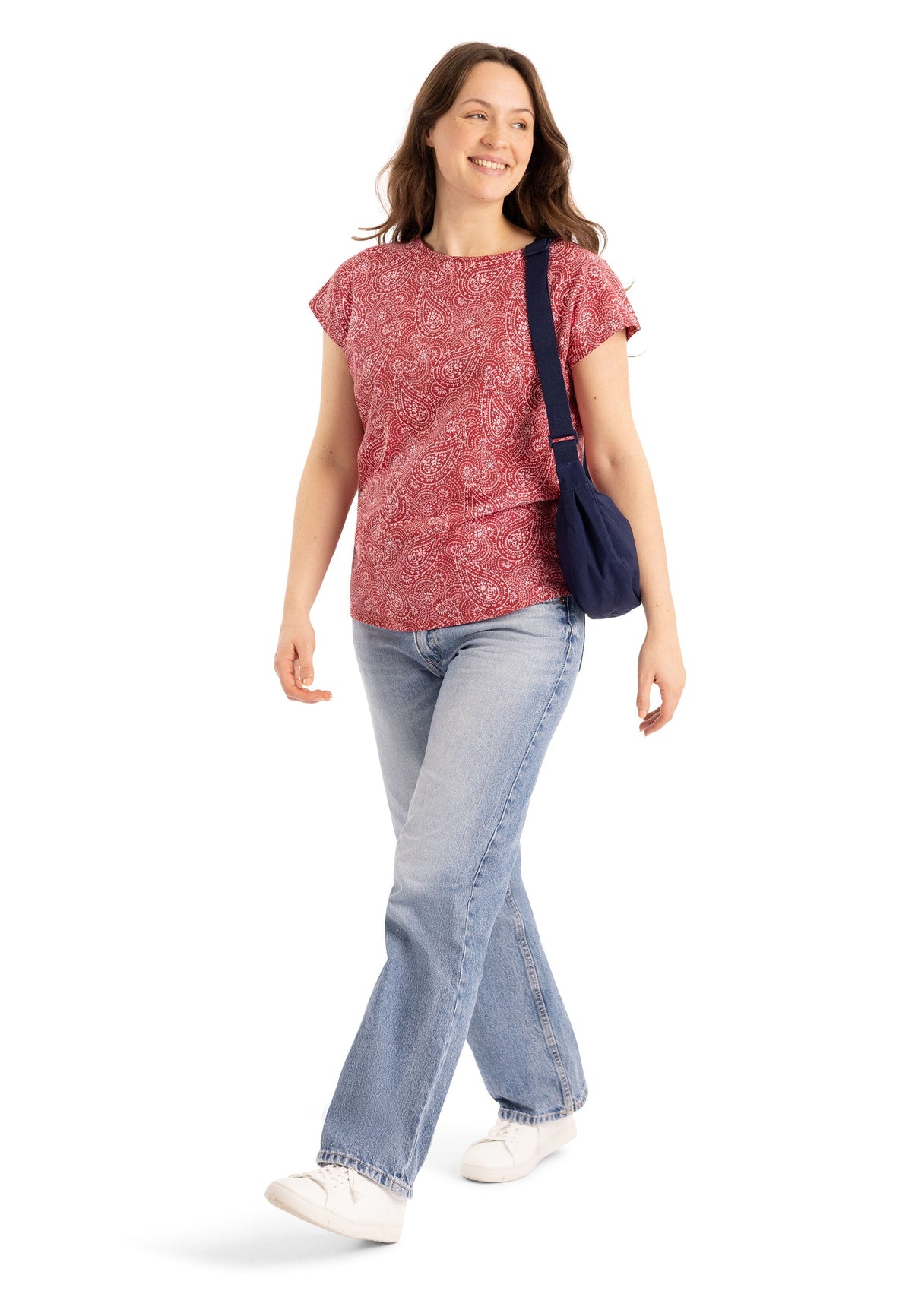 Lucia - Claret Print - Trespass