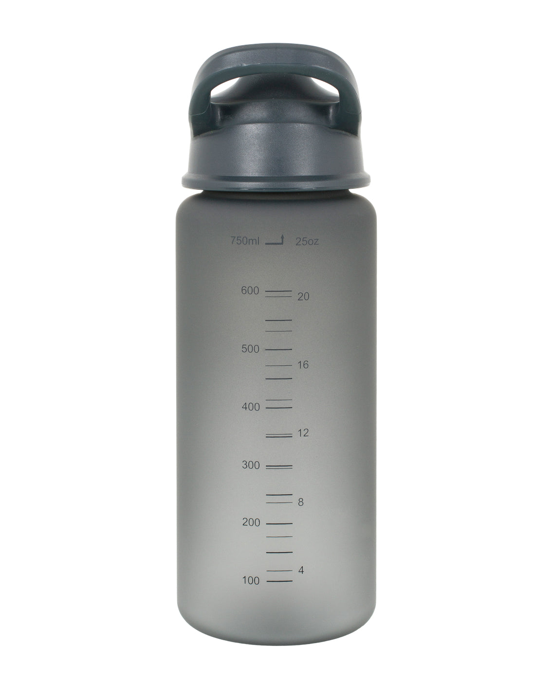Trinkflasche mit Klappdeckel, Grau – Life Venture