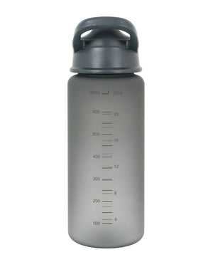 Trinkflasche mit Klappdeckel, Grau – Life Venture