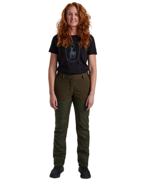 Lady Ann Hose mit Membran Grün - Deerhunter