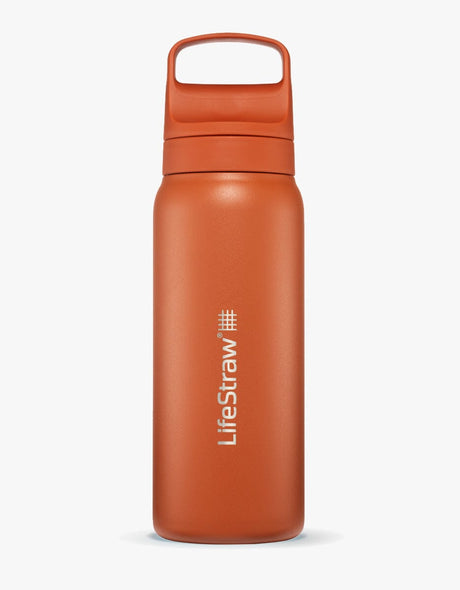 Go 2.0 Butelka Filtrująca ze Stali Nierdzewnej Kyoto Orange / 700 ML - LifeStraw