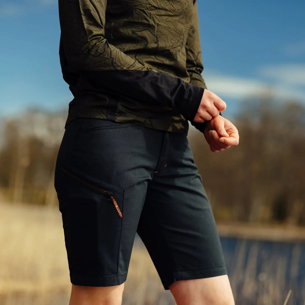 Meadow Women - Short Czarne - Swedteam