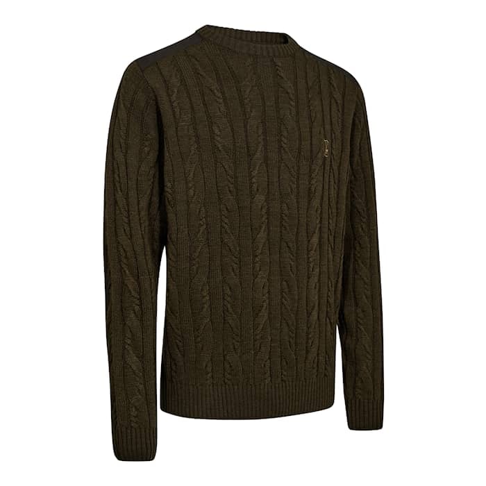 Sweter Randall z okrągłym dekoltem Art Green - Deerhunter