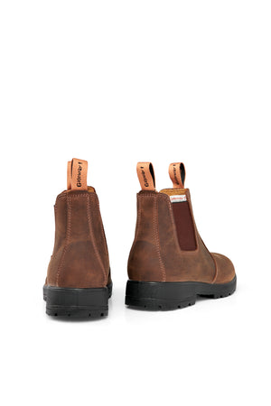 Chelsea-Stiefel zum Reinschlüpfen Dunkelbraun - Gateway1
