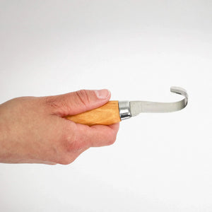 Morakniv Hook Knife 164 leworęczny ze skórzaną pochwą