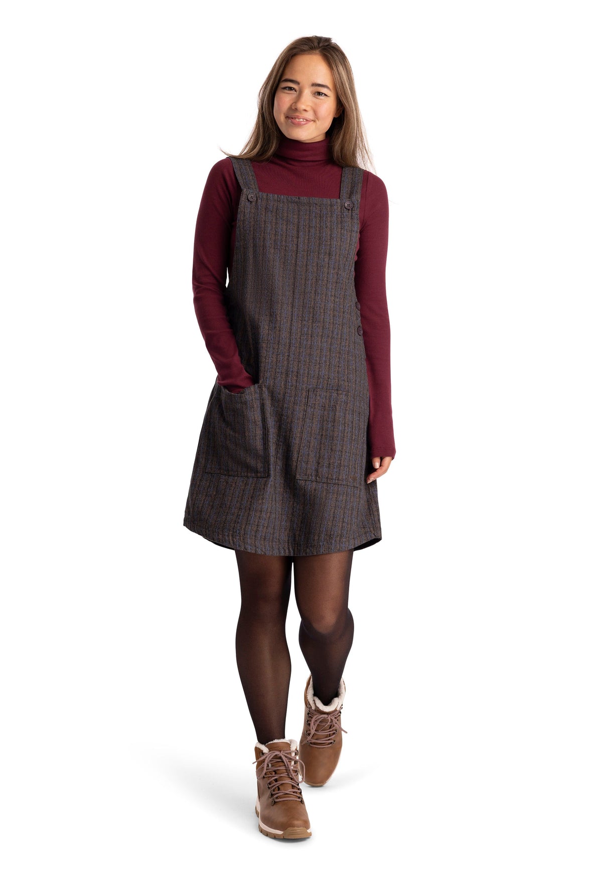 Twirl - Dark Grey Check - Trespass