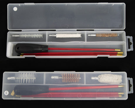 Reinigungsgarnitur 3-teilig Stahl/PVC Stock, Box 30 cal.