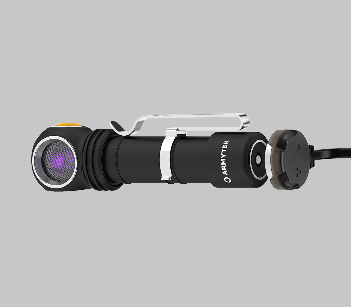 Armytek Wizard C2 WUV - Biały i ultrafioletowy - 1100 lm i 1595 mW (400 nm)
