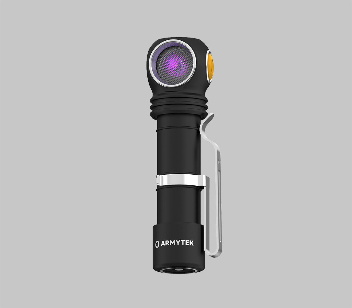 Armytek Wizard C2 WUV - Biały i ultrafioletowy - 1100 lm i 1595 mW (400 nm)