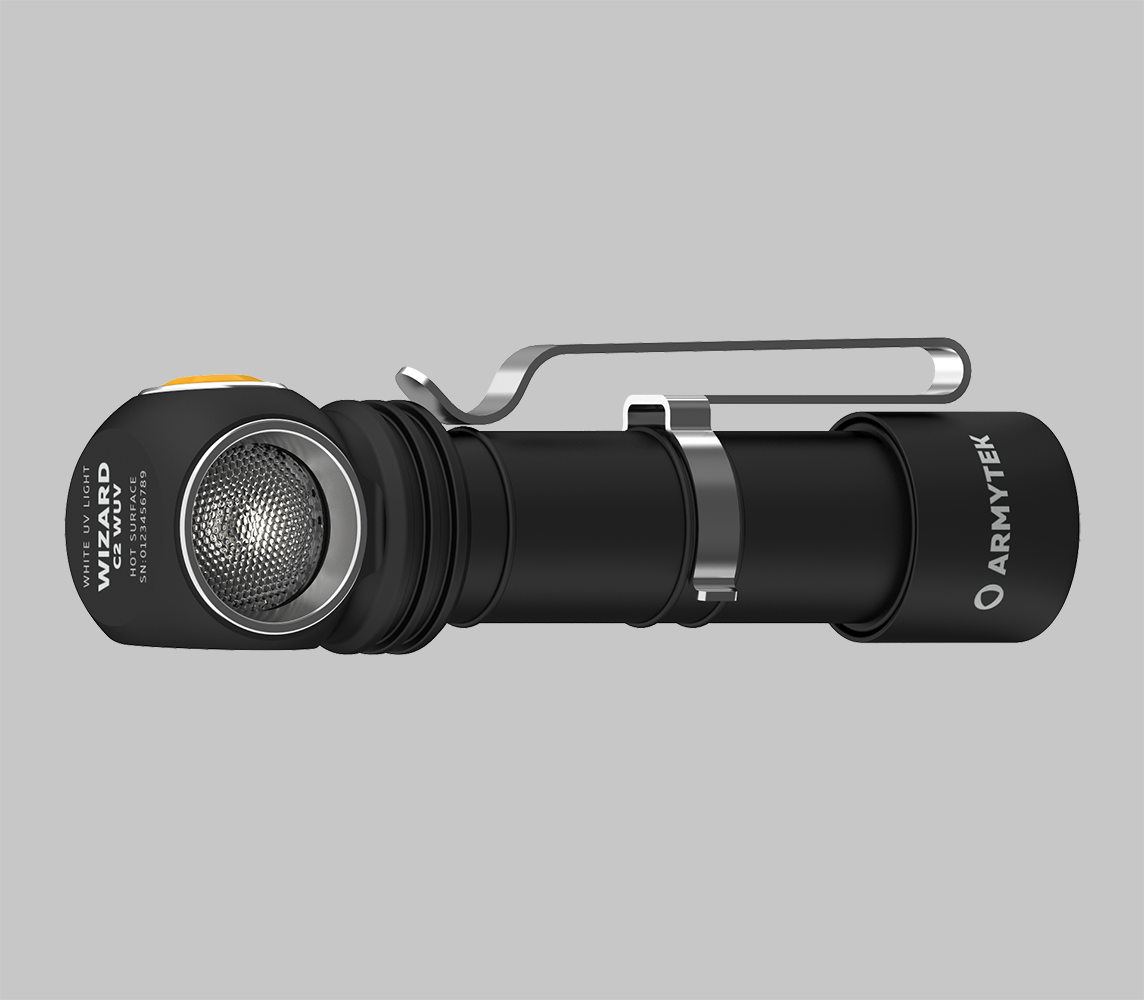 Armytek Wizard C2 WUV - Biały i ultrafioletowy - 1100 lm i 1595 mW (400 nm)