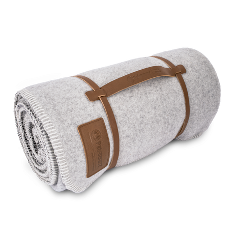 Petromax Wolldecke 150 x 200 cm smoky - White/Dark Grey – Petromax