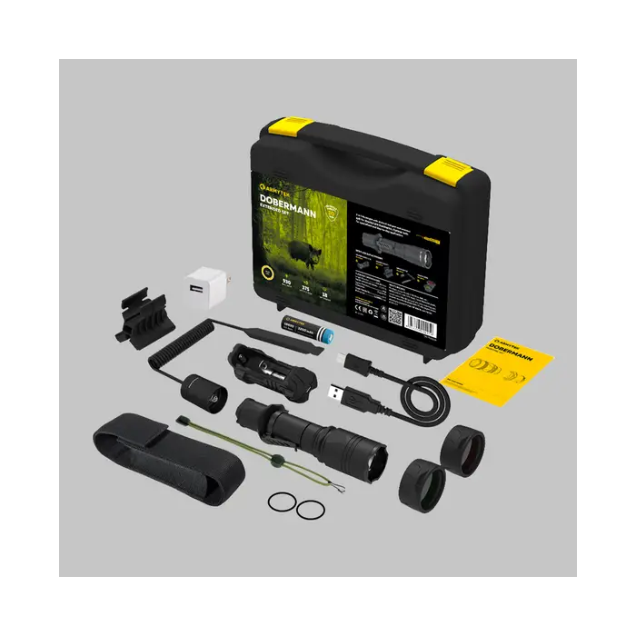 Armytek Dobermann Extended Zestaw 930LM (Ciepły)