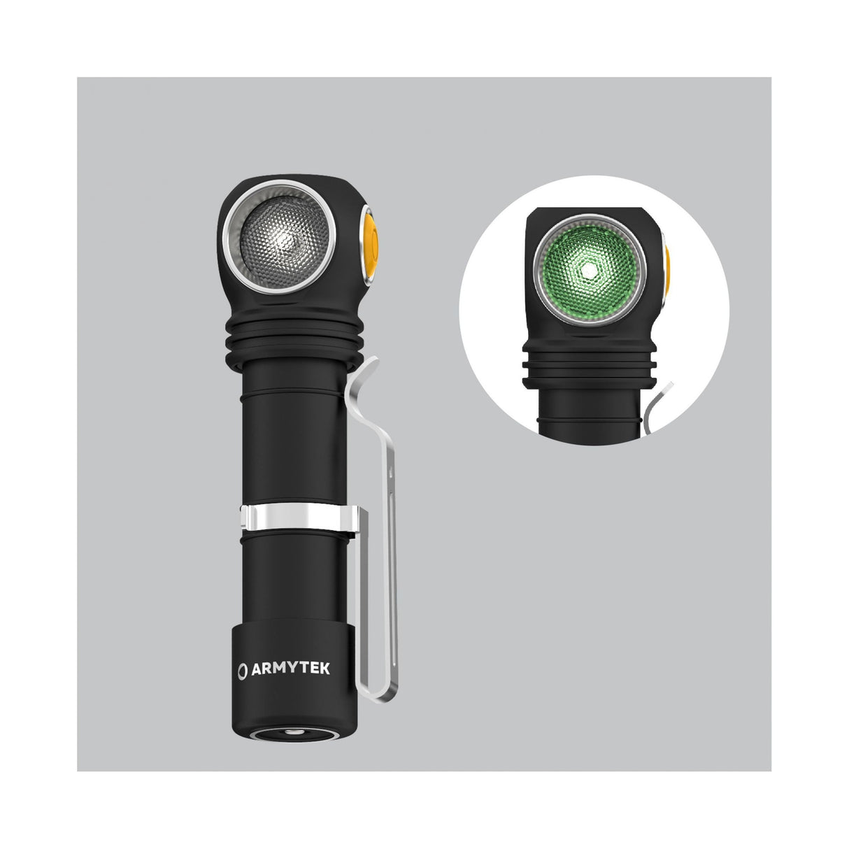 Wizard C2 WG Magnet USB - Weiß & Grün - 1100 lm & 400 lm - Armytek