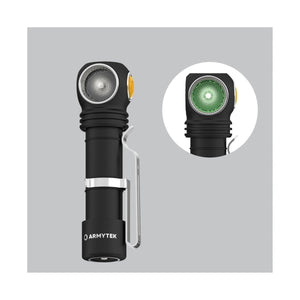 Wizard C2 WG Magnet USB - Weiß & Grün - 1100 lm & 400 lm - Armytek