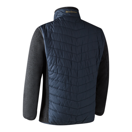 Moor Steppjacke mit Strick - Blau - Deerhunter