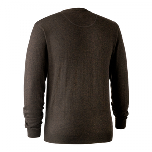Kingston Strickpullover mit Rundhalsausschnitt Dark Elm - Deerhunter