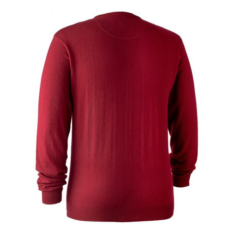 Kingston Pullover mit rundem Hals Rot - Deerhunter