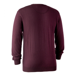 Kingston Pullover mit Rundhals - Burgundy - Deerhunter