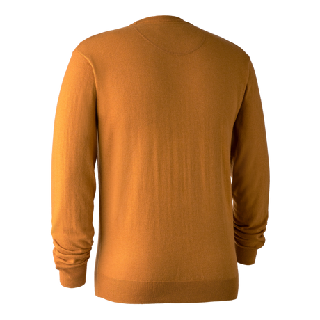 Kingston Pullover mit rundem Hals Golden Oak - Deerhunter
