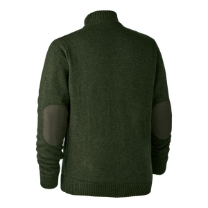 Carlisle Strick-Cardigan mit Stormliner - Green Melange - Deerhunter