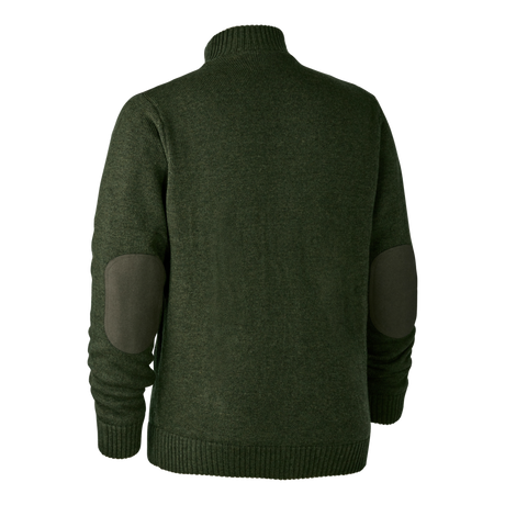 Carlisle Strick-Cardigan mit Stormliner - Green Melange - Deerhunter