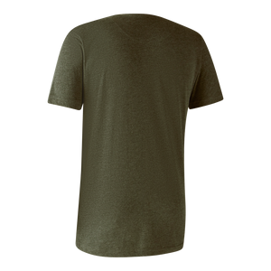 Basic 2er-Pack T-Shirt Adventure Green Melange - Deerhunter