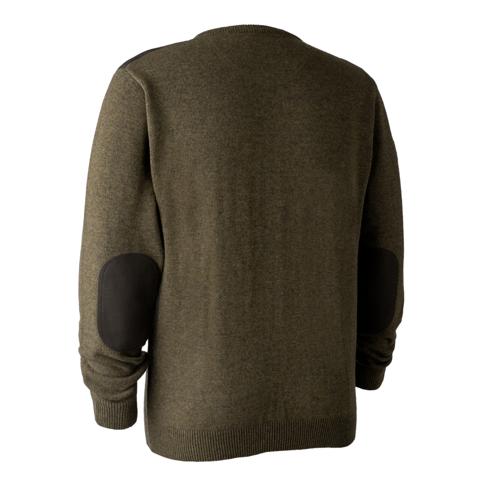 Sheffield Strickpullover mit rundem Hals - Cypress - Deerhunter