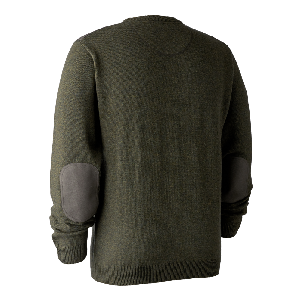 Sheffield Strickpullover mit Rundhalsausschnitt - Grün - Deerhunter