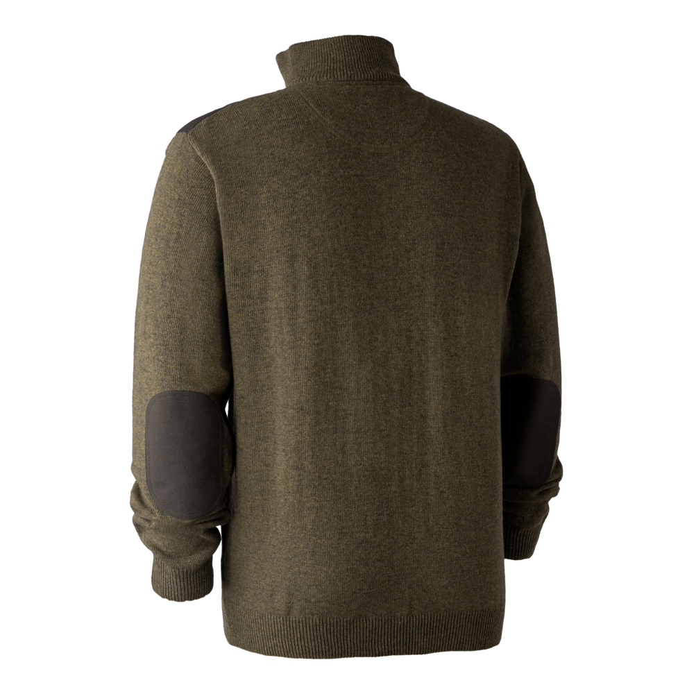 Sheffield Strickpullover mit Reißverschluss am Hals Cypress - Deerhunter